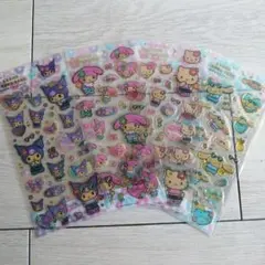 正規品　クリアキャンディシール 4枚　クロミ　シナモロール　キティ　マイメロのサムネイル