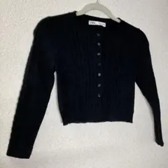 ZARA ケーブル編みカーディガン