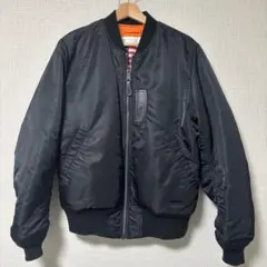 美品】AVIREX MA-1 コマーシャルロゴ Lサイズ 相棒 亀山薫風 - メルカリ