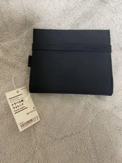 【廃盤品・新品タグ付き】無印良品　トラベル用ウォレット　黒　MUJIのサムネイル