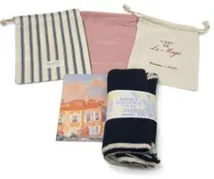 マイリトルボックス　雑貨セット　巾着袋　シュシュ　スカーフ