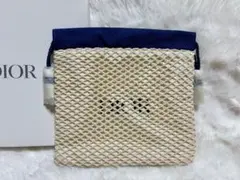 新品 Christian Dior ディオール ノベルティ メッシュ 巾着ポーチ