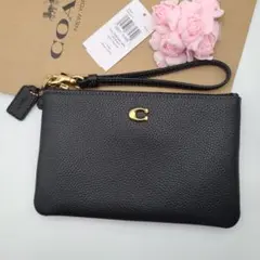 新商品　COACH　コーチ　ポーチ　リストレット　小物入れ　正規品