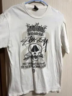 Stüssy スカルプリント Tシャツ M