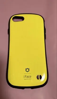 iPhone SE スマホケース iFace イエロー