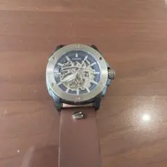 FOSSIL 自動巻き スケルトン 腕時計