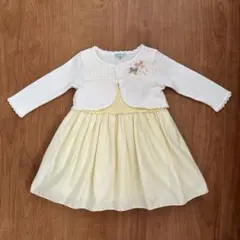 【即購入可】トッカ　ワンピース　ボレロ　セット　イエロー　80 入園式　卒園式