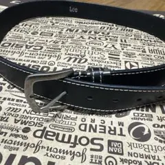 Lee ブラックレザーベルト