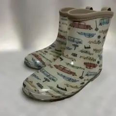 キッズ レインブーツ 長靴 車柄　20cm