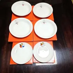 【非売品】ミッフィー プレート2枚 カレー皿4枚 (食器6枚セット)ローソンのサムネイル