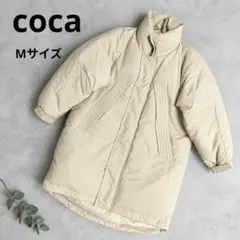 コカ　モンスターダウンジャケット ベージュ　フェザー　coca