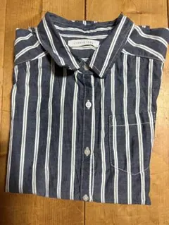 LOWRYS FARM ストライプ 長袖シャツ