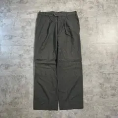 90s Armani black wool slacksイタリア製のサムネイル