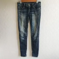 ✨SLYJEANS✨ スキニーデニム インディゴブルー【24】美脚 デニムパンツのサムネイル