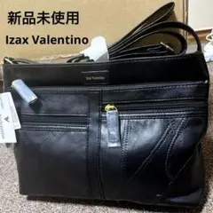 新品未使用　Izax Valentino ブラック　羊革ショルダーバッグのサムネイル