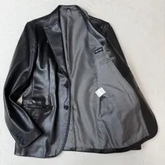 極美品　本革　TRICK or TREAT テーラードレザージャケット M 黒