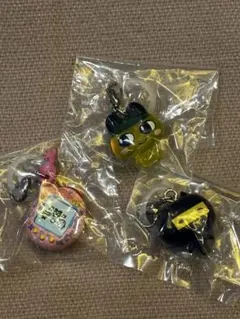 【先行販売】たまごっち めじるしアクセサリー3 まめっち　ござるっち　3点