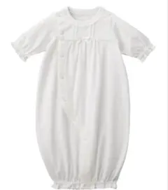 【未着用】MIKI HOUSE ホワイト セレモニーツーウェイ・ドレスオール