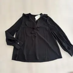 値下！●新品未使用●フリルブラウス　groveのサムネイル