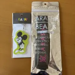 新品未開封 嵐を旅する展覧会 beams ラゲッジマーク 緑 キーチェーン