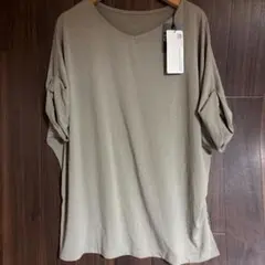 新品未使用AZULモスグリーンエコヴェロ 半袖Tシャツのサムネイル