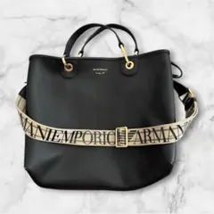 EMPORIO ARMANI ブラック トートバッグ エンポリオアルマーニのサムネイル