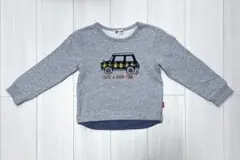 KP BOY 車刺繍 長袖トレーナー グレー 110 カットソー
