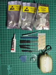 WF-1000XM4 　イヤホン＆ケースバッテリーと交換工具セット、中古カバー
