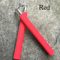 ヌンチャク 練習用 レッド 鍛練身体 増強体質 ラバー スポンジタイプ