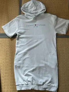 TOMMY HILFIGER フード付きミニワンピース 164