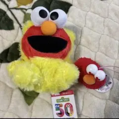 セサミストリート エルモ ぬいぐるみ マスコット 2点セット FuRyu