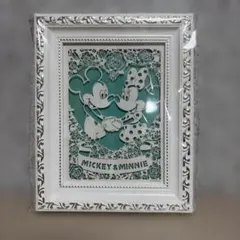 ミッキー & ミニーカットアウトアートフレーム