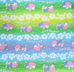 リトルツインスターズ 生地 2002年製 約110cm×42cm