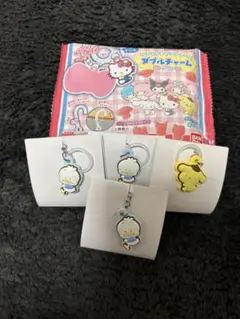 バンダイ サンリオ　ダブルチャームグミ　ぺっクル3点　プリン1点　4点セット
