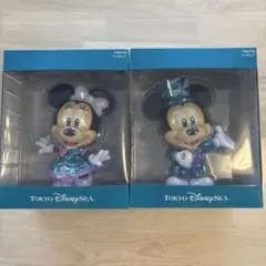東京ディズニーシー 25周年 フィギュア ミッキー ミニー 2体セット