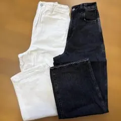 【最終値下げ】 デニム　バギーパンツ【グローバルワーク】