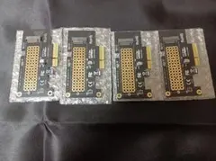 JEYI M.2 NVMe SSD PCI-E 4.0 X4 アダプター4セット