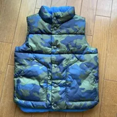 babyGap 迷彩柄 中綿ダウンベスト　110㎝