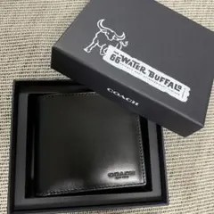 【新品未使用】COACH 二つ折り財布 Water Buffaloのサムネイル