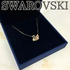 Swarovski Dazzling Swan ネックレス ピンクゴールド