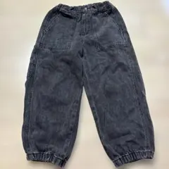 GU カジュアルパンツ 130 ダークグレー