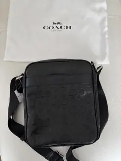 COACH ブラック ショルダーバッグ