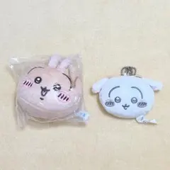 ちいかわ もちもちフェイスマスコット マスコットミラー うさぎ 2種セット