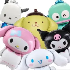 特大シリーズ　マイメロ　ポムポムプリン　シナモン　ポチャコ　クロミ　ハンギョドン