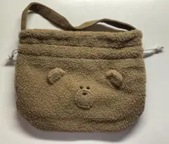ボアベアバッグ 巾着 ハンドバッグ メリージェニー merry jenny