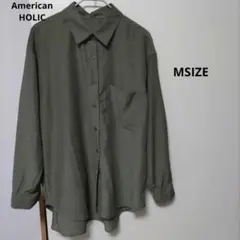 AmericanHOLICシャツ カーキ МSIZE