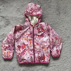Patagonia リバーシブルフード付きジャケット ピンク総柄　サイズXS相当