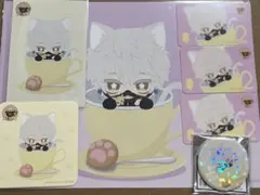 鳴狐　刀猫カフェ　ラミカ　コースター　ランチョンマット　ブロマイド　缶バッジ