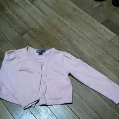 baby gapピンク色ボレロカーディガン８０ｃｍ