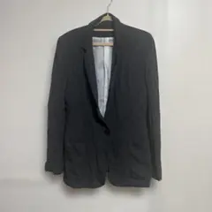 在庫処分　UNIQLO ダークグレー テーラードジャケット　薄手